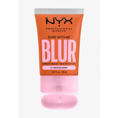 Abbildung von Nyx Professional Makeup BARE WITH ME BLUR TINT Foundation, Damen, Größe: 30 g, Medium dark