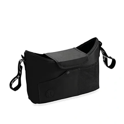 Abbildung von hauck Organizer für Kinderwagen und Buggy Große Baby Kinderwagentasche Buggytasche Wickeltasche mit Getränkehalter/Becherhalter, Leicht Zugänglich, Einfache Befestigung (Black)