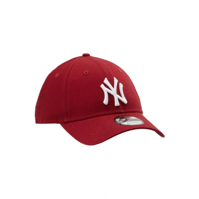 Abbildung von New Era League Essential 9FORTY Cap, Größe: One Size, Cardinal/optic white