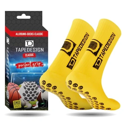 Abbildung von Tapedesign Unisex Allround Classic Socken, Gelb, Einheitsgröße EU