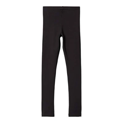 Abbildung von NAME IT Mädchen Basic Leggins Bio Baumwolle schwarz 152