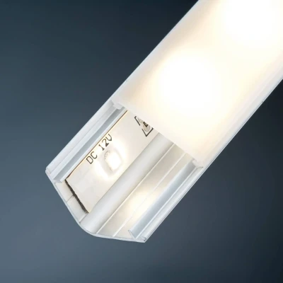 Abbildung von Paulmann YourLED Delta Profil mit Diffusor, 1m alu