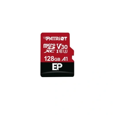 Abbildung von Patriot Memory PEF128GEP31MCX 128 GB EP A1 V30 microSD Karte SDXC für Android Handys und Tablets / 4K Videoaufnahmen