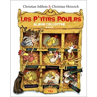 Abbildung von Les P&#039;tites Poules Album collector T04 (tomes 13 à 16) (4): Le Poule au Bois Dormant ; et l&#039;île de Toutégratos ... la famille malpoulie