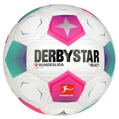 Abbildung von DERBYSTAR Unisex Jugend Bundesliga Club Light v23 Fußball, Weiß, 5