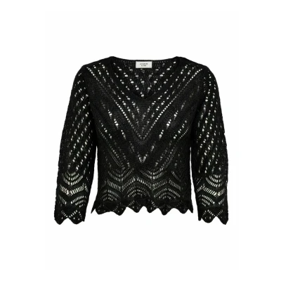Abbildung von JDY NEW SUN Strickpullover, Damen, Größe: Medium, Black