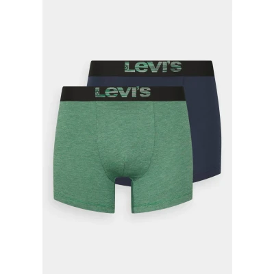 Abbildung von Levi&#039;s Optical Illusion Brief 2 PACK Panties, Herren, Größe: Small, Green