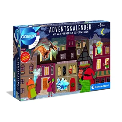 Abbildung von Galileo Lab Adventskalender 2023 Weihnachtskalender mit 24 Geschenken &amp; Experimenten Experimentierkasten ab 8 Jahren von Clementoni 59293