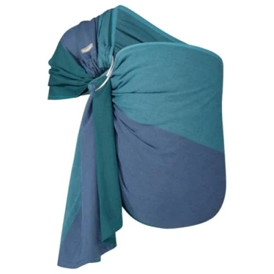 Abbildung von Hoppediz Ring Sling, Baby Tragetuch ab Geburt, 100 % schadstoffgeprüfte Baumwolle, Design Bilbao