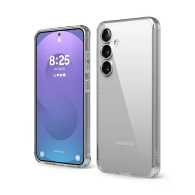 Abbildung von elago Hybrid Hülle Entworfen für Samsung Galaxy S25 6,2 Zoll Schutzhülle mit PC/TPU Technologie, Präzise Kameraausschnitte, Schlankes und Leichtes Design, Stoßfest (Transparent)