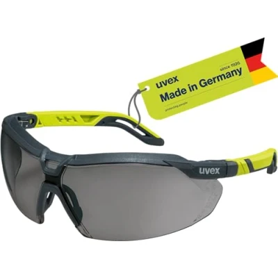 Abbildung von Uvex i 5 Premium Schutzbrille extrem kratzfest, beschlagfrei &amp; verstellbar getönt