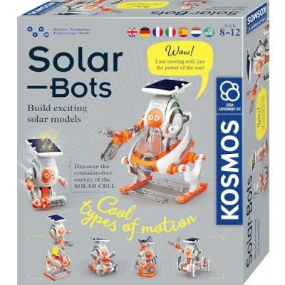 Abbildung von KOSMOS 617417 Solar Bots mehrsprachige Anleitung Robo Spaß für Kinder ab 8 12 Jahre,