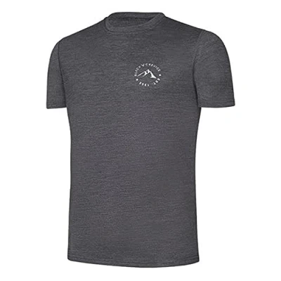 Abbildung von Black Crevice Herren Merino T Shirt,anthrazit, XXL