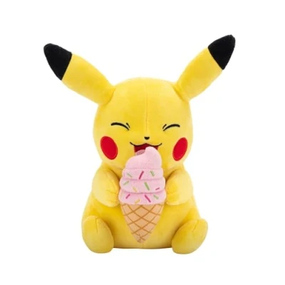 Abbildung von Pokémon PKW3668 20cm Plüsch Pikachu mit Eiscreme, offizielles