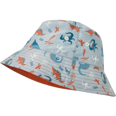 Abbildung von Playshoes Jungen UV Schutz Fischerhut Bademütze Kopfbedeckung, Dino Allover, 55cm