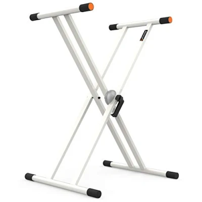 Abbildung von Audibax Onyx 130 Plus Blanco Soporte Tijera Premium Profesional Teclado (Yamaha, Casio, Roland, Korg)