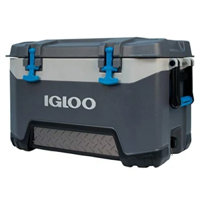 Abbildung von IGLOO Kühlbox BMX 52 blau, stabile Thermobox 49 L, Isolierbox für Camping, Freizeit und Beruf