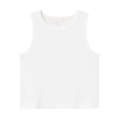 Abbildung von NAME IT Mädchen Nkfnakal Sl Crop Noos Tanktop, Bright White, 134 140 EU