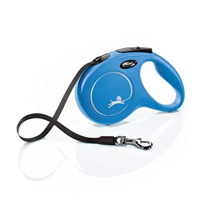 Abbildung von flexi New Classic m Gurt 5 blau für Hunde bis 25 kg