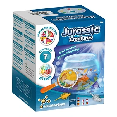 Abbildung von Science4you Urzeitkrebse Züchten Set für Kinder 6+ Erstellen Sie Ihr Aquatisches Okosystem mit Wasserdrachen im Aquarium Spielzeug Experimentierkasten Artemias, Forscherset ab 6, Mittel