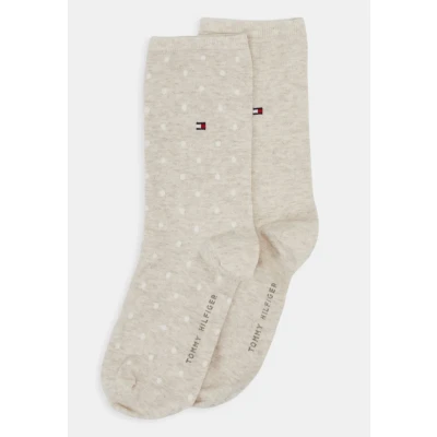 Abbildung von Tommy Hilfiger Women SOCK 2PACK Socken, Damen, Größe: 35 38, Light beige melange