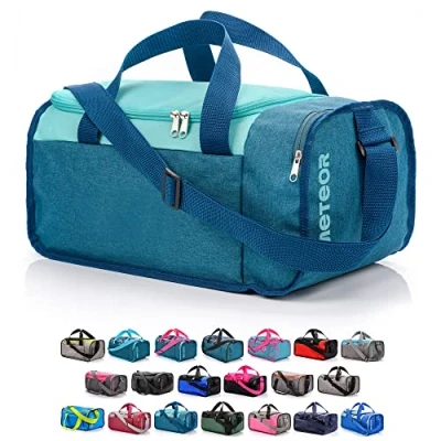 Abbildung von meteor Sporttasche Kinder 20 40L Gym Tasche Herren schwimmtasche Reisetasche Urlaubstasche klein Fitnesstasche Damen Riementasche Kindertaschen Schule Taschen turntasche Jungen