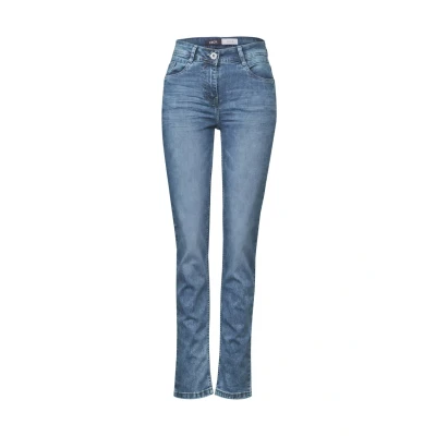 Abbildung von Cecil Jeans Slim Fit, Damen, Größe: 26x30, Blau