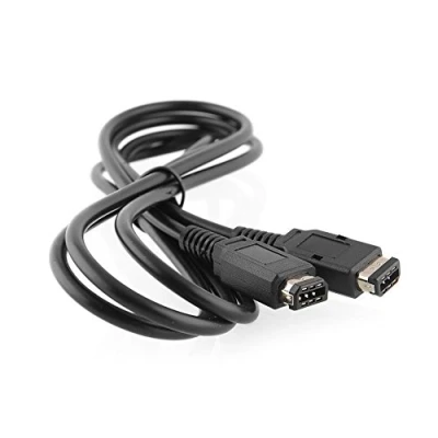 Abbildung von WICAREYO 2 Spieler Link Kabel Adapter für GameBoy Pocket GBC GBP