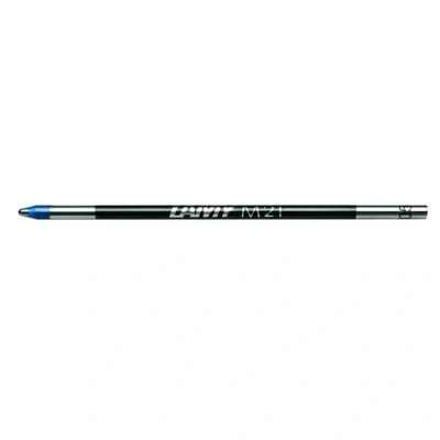 Abbildung von LAMY M 21 Mine 803 Kugelschreiber aus Metall in der Farbe Blau mit Stahlspitze Für alle Mehrsystemschreiber, Strichbreite