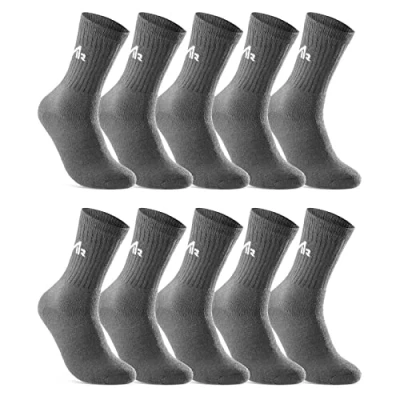 Abbildung von sockenkauf24 10 Paar i1R Sportsocken Tennissocken Arbeitssocken Herren Damen Baumwolle 10300 (43 46 Anthrazit)