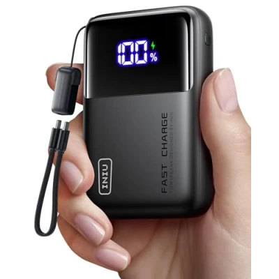 Abbildung von INIU Power Bank, 100W 25000mAh Powerbank Klein Aber Stark Phone &amp; Laptop Externe Handyakkus USB C Input&amp;Output, Kompatibel mit MacBook Pro Surface iPad Air iPhone 16 15 14 Max Mini Steam Deck etc