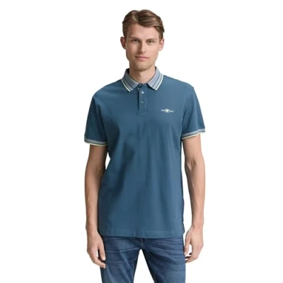 Abbildung von TOM Tailor Poloshirt, Herren, Größe: Small, Mystical blue
