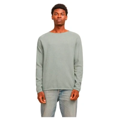 Abbildung von Jack &amp; Jones Jjehill CREW NECK NOOS Strickpullover, Herren, Größe: Large, Iceberg green