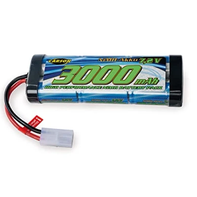 Abbildung von Carson 500608224 7,2V/3000mAh NiMH Race Akku TAM Schnellladefähig, Kompatibel mit RC Cars, Robustes Design, Einfache Handhabung