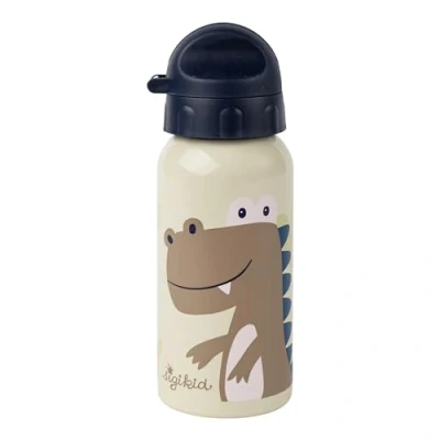 Abbildung von SIGIKID 25382 Edelstahl Trinkflasche Dino 400ml empfohlen für Kinder ab 1 Jahr, robust, auslaufsicher, bruchfest