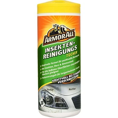 Abbildung von ARMOR ALL Insekten Reinigungstücher 30 Stk. wirkt gegen Baumharz, Vogelkot, Bremsstaub