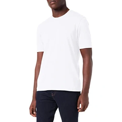 Abbildung von Fynch Hatton Herren, Basic T Shirt, Weiß (White 802), XXX Large (Herstellergröße: 3XL)