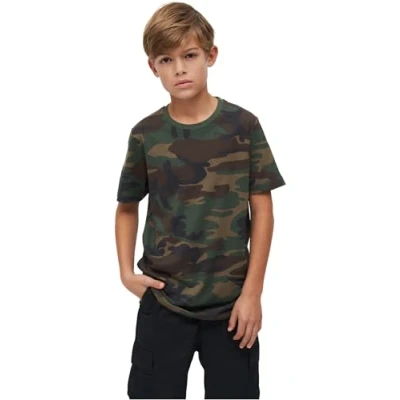 Abbildung von Brandit Tshirt print für Kinder, Größe: 122/128, Woodland