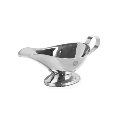 Abbildung von HENDI Sauciere 85 ml 12 x 7,2 5 cm Edelstahl klein mit Fuß, Soßenkanne