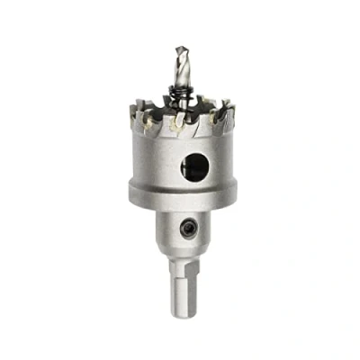 Abbildung von Meccion Lochsäge Hartmetall Bohrer, Hochwertiger TCT Metall Bohrer für Edelstahl, Eisen, Legierung, Holz, Kunststoff (38mm)