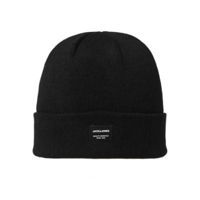 Abbildung von Jack &amp; Jones Jacdna Beanie Mütze, Herren, Größe: One Size, Black