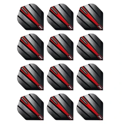 Abbildung von Red DRAGON Hardcore Radical Flash Dart Flights 4 Sets Per Pack (12 in total)