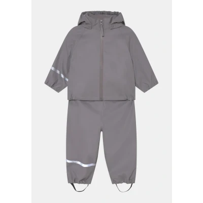 Abbildung von Celavi Basic Rainwear Unisex SET Regenhose für Kinder, Größe: 98, Gull