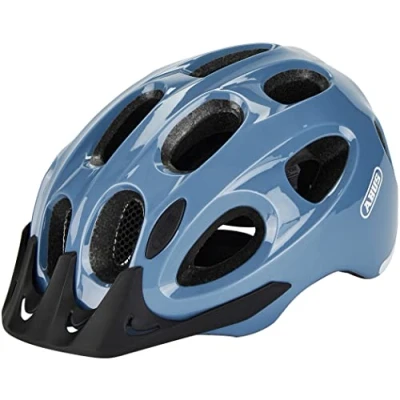 Abbildung von ABUS 66776 Fahrradhelm, Blau (Glacier), M (52 57 cm)