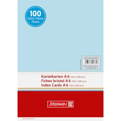 Abbildung von Karteikarte A6 unlin bl 100St