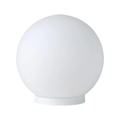 Abbildung von EGLO Tischlampe Rondo, 1 flammige Tischleuchte, Nachttischlampe aus Glas, Farbe: weiß, Glas: Opal matt Fassung: E27, inkl. Schalter