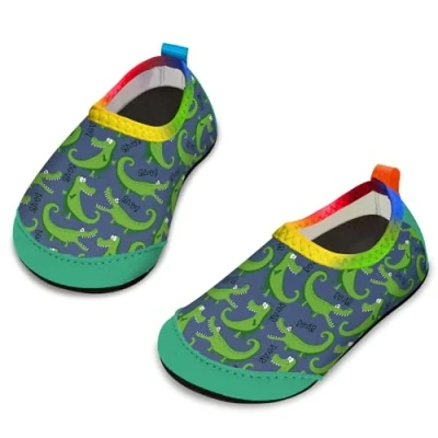 Abbildung von Yorgou Baby Strandschuhe Schwimmschuhe Badeschuhe Wasserschuhe Schnelltrocknende Aquaschuhe rutschfest Barfuss Schuh für Kinder Beach Pool