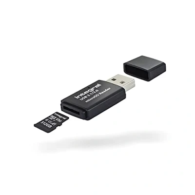 Abbildung von Integral Micro SD Kartenleser, USB 3.1 3.0, für SD, microSDHC, microSDXC Speicherkarten, USB3.0 Kartenlesegerät