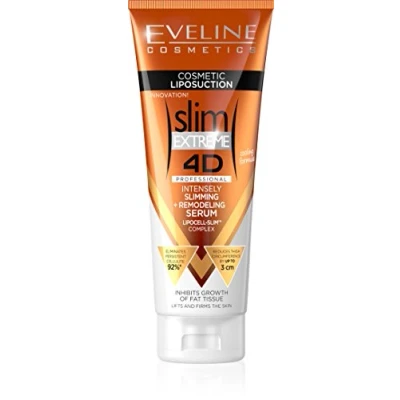 Abbildung von Eveline Cosmetics Slim Extreme 4D Intensives Schlankheits und Formungsserum mit LIPO DRILL Technologie 250ml