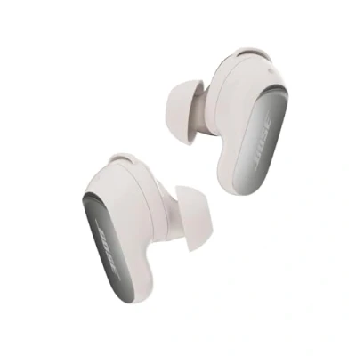 Abbildung von Bose Neu QuietComfort Ultra Bluetooth Earbuds (2. Gen.), kabellose Noise Cancelling Earbuds, bis zu 6 Stunden Akkulaufzeit, Schutzart IPX4, 360 Grad Sound, tiefer Bass, Rauchweiß